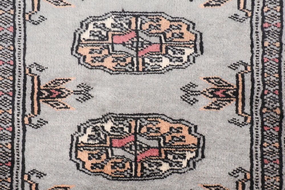 Dark Grey Bokhara 2' x 5' 8 - No. 47454 - ALRUG Rug Store