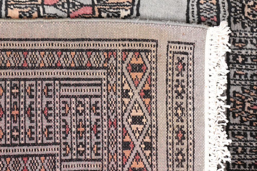 Dark Grey Bokhara 2' x 5' 8 - No. 47454 - ALRUG Rug Store