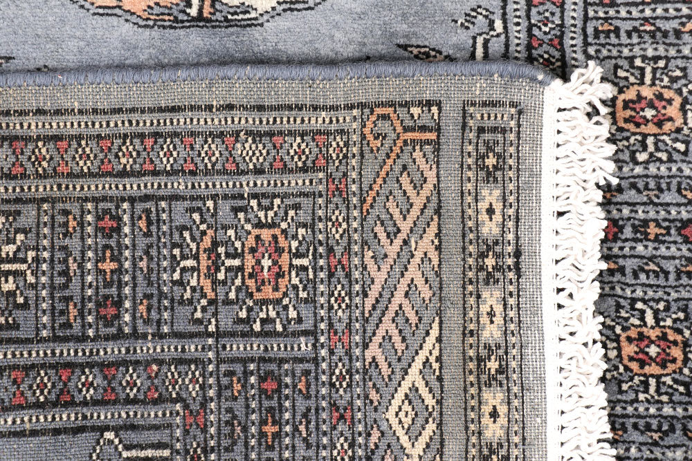 Slate Grey Bokhara 2' 1 x 6' 3 - No. 47464 - ALRUG Rug Store