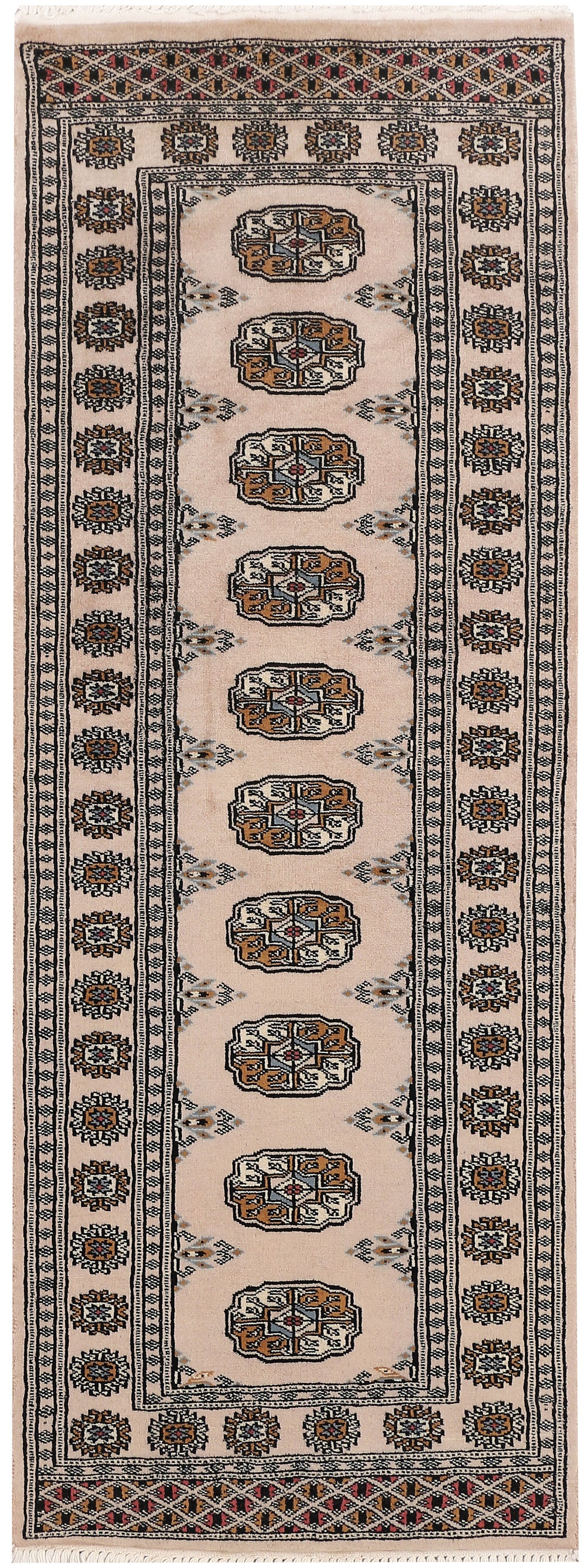 Tan Bokhara 2' x 5' 6 - No. 47474 - ALRUG Rug Store