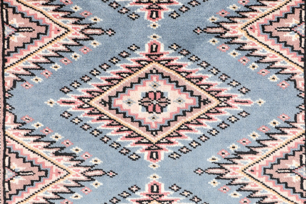 Light Slate Grey Jaldar 2' 2 x 6' 4 - No. 47475 - ALRUG Rug Store