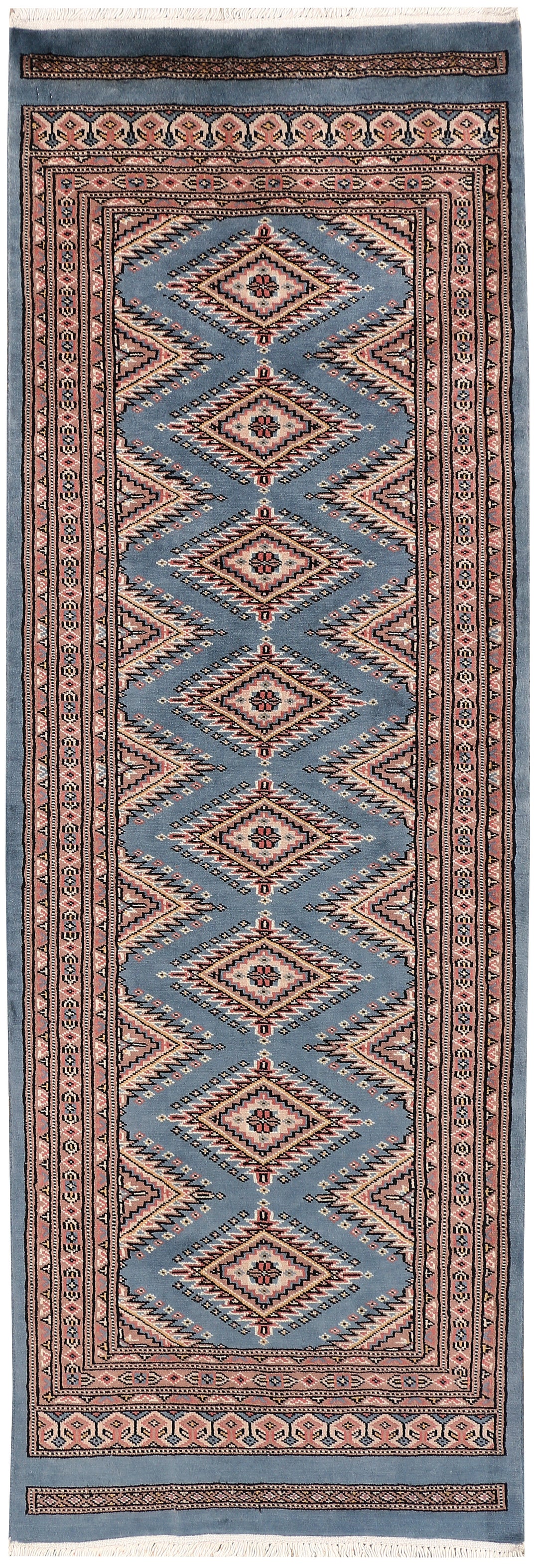 Light Slate Grey Jaldar 2' 2 x 6' 4 - No. 47475 - ALRUG Rug Store