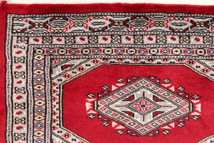 Firebrick Jaldar 2' 2 x 6' 1 - No. 47477 - ALRUG Rug Store