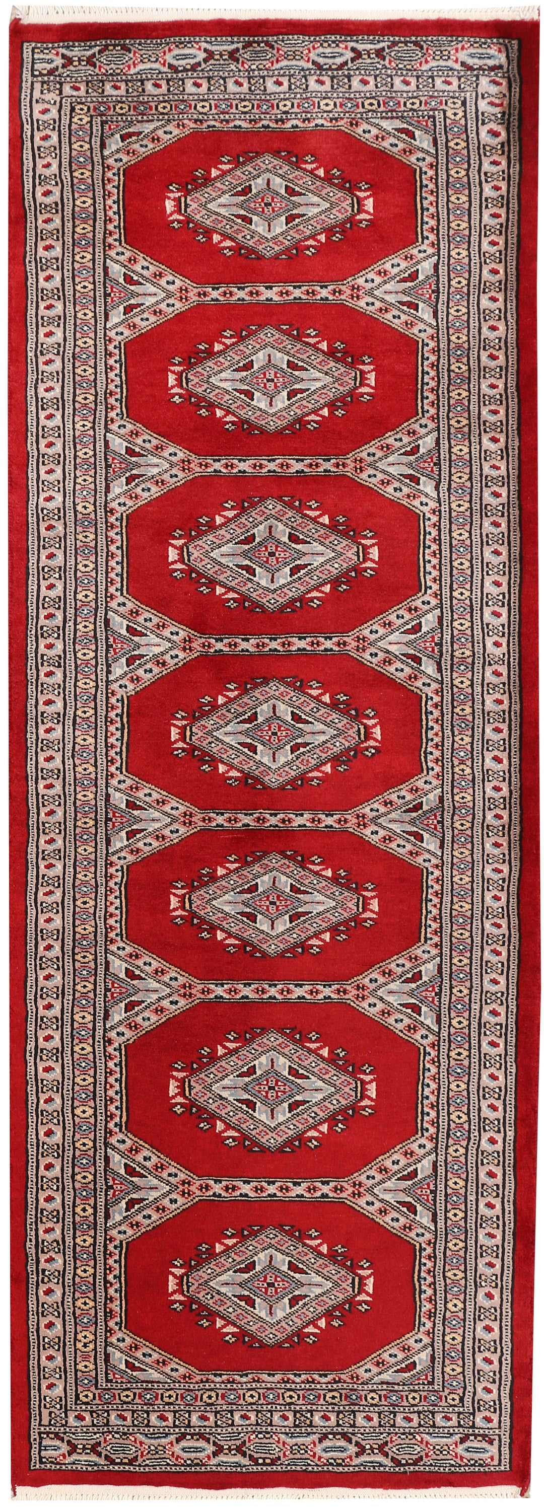 Firebrick Jaldar 2' 2 x 6' 1 - No. 47477 - ALRUG Rug Store