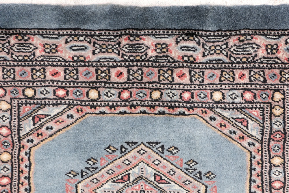 Light Slate Grey Jaldar 2' x 6' 1 - No. 47484 - ALRUG Rug Store