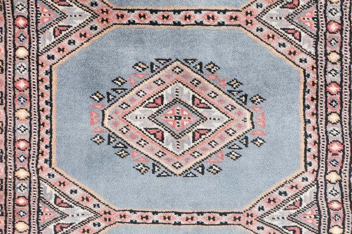 Light Slate Grey Jaldar 2' x 6' 1 - No. 47484 - ALRUG Rug Store