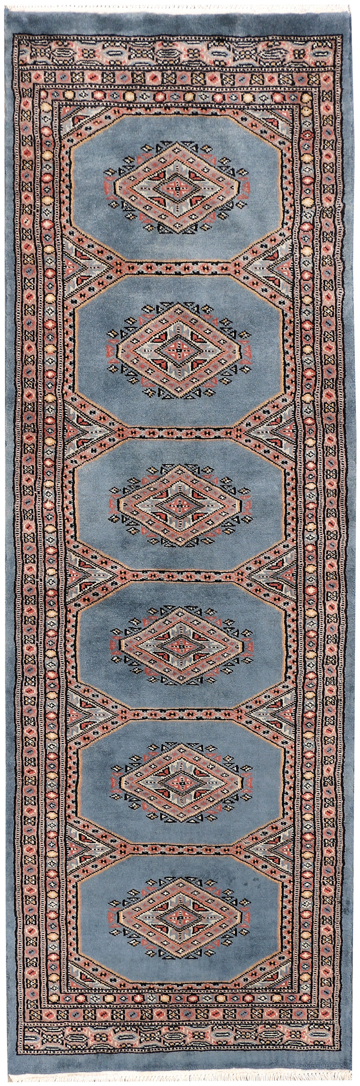 Light Slate Grey Jaldar 2' x 6' 1 - No. 47484 - ALRUG Rug Store