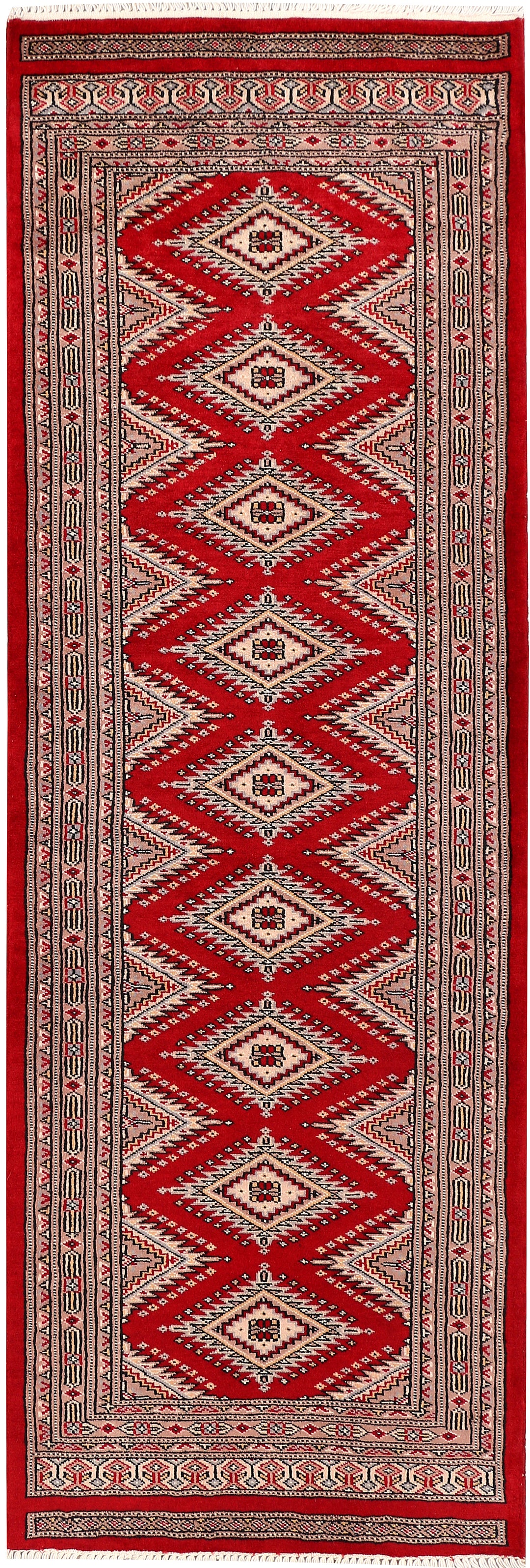 Firebrick Jaldar 2' 2 x 6' 3 - No. 47487 - ALRUG Rug Store