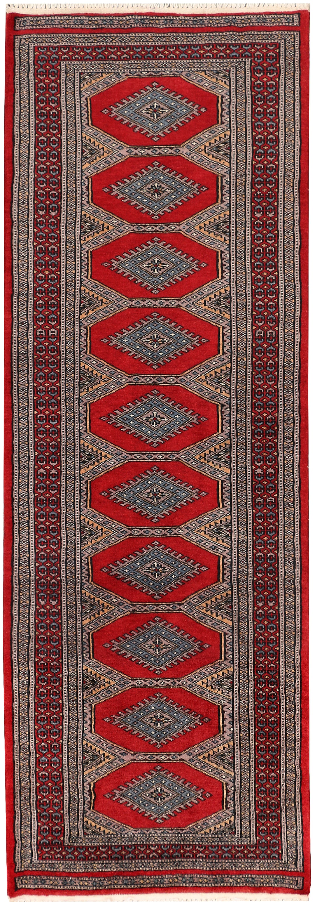 Firebrick Jaldar 2' 2 x 6' 1 - No. 47489 - ALRUG Rug Store
