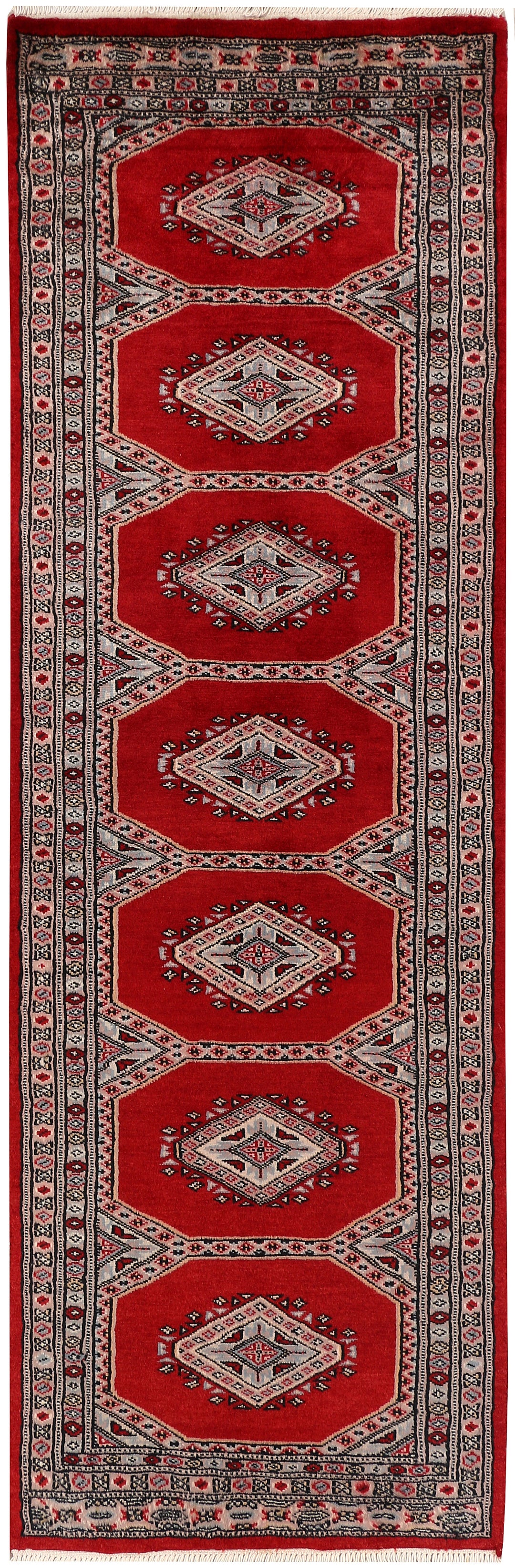 Firebrick Jaldar 2' x 6' 4 - No. 47497 - ALRUG Rug Store