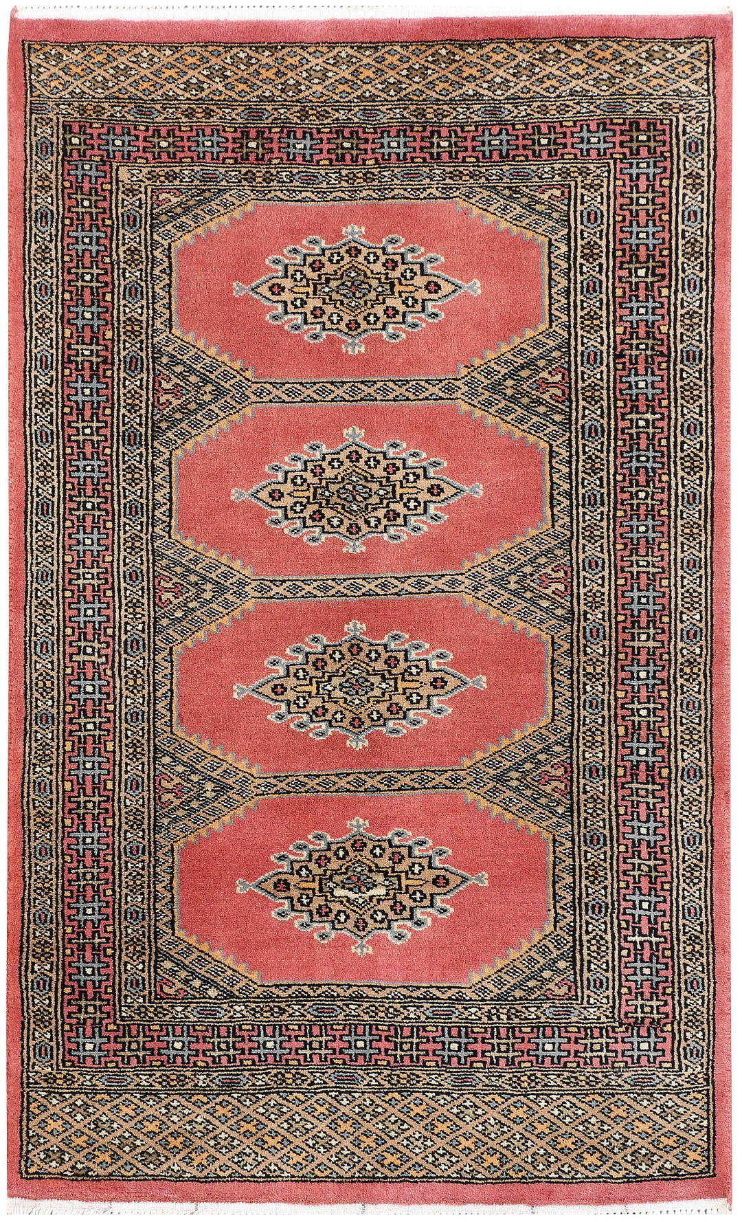 Salmon Jaldar 2' 6 x 4' 2 - No. 47505 - ALRUG Rug Store