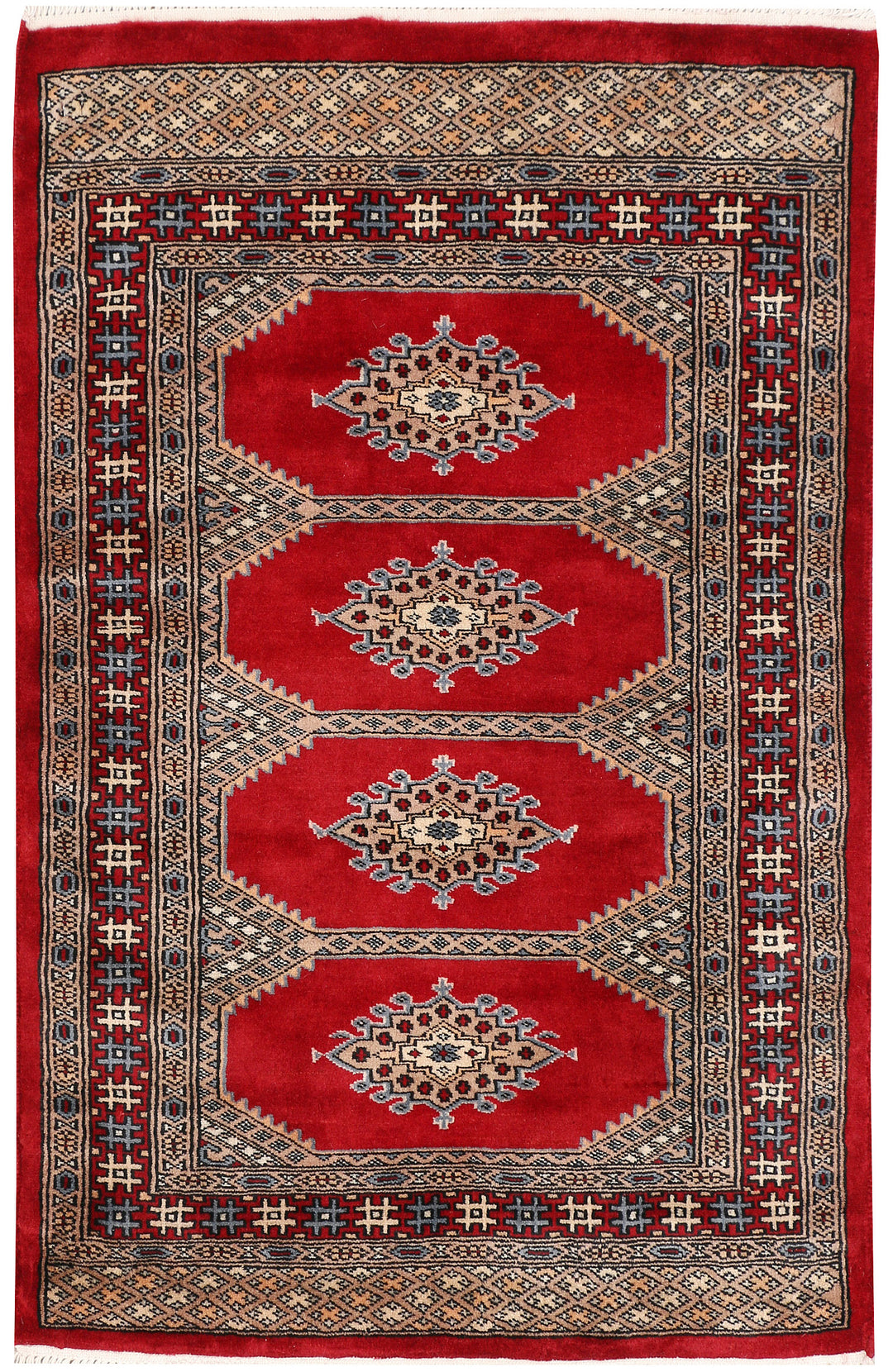 Firebrick Jaldar 2' 7 x 3' 10 - No. 47506 - ALRUG Rug Store