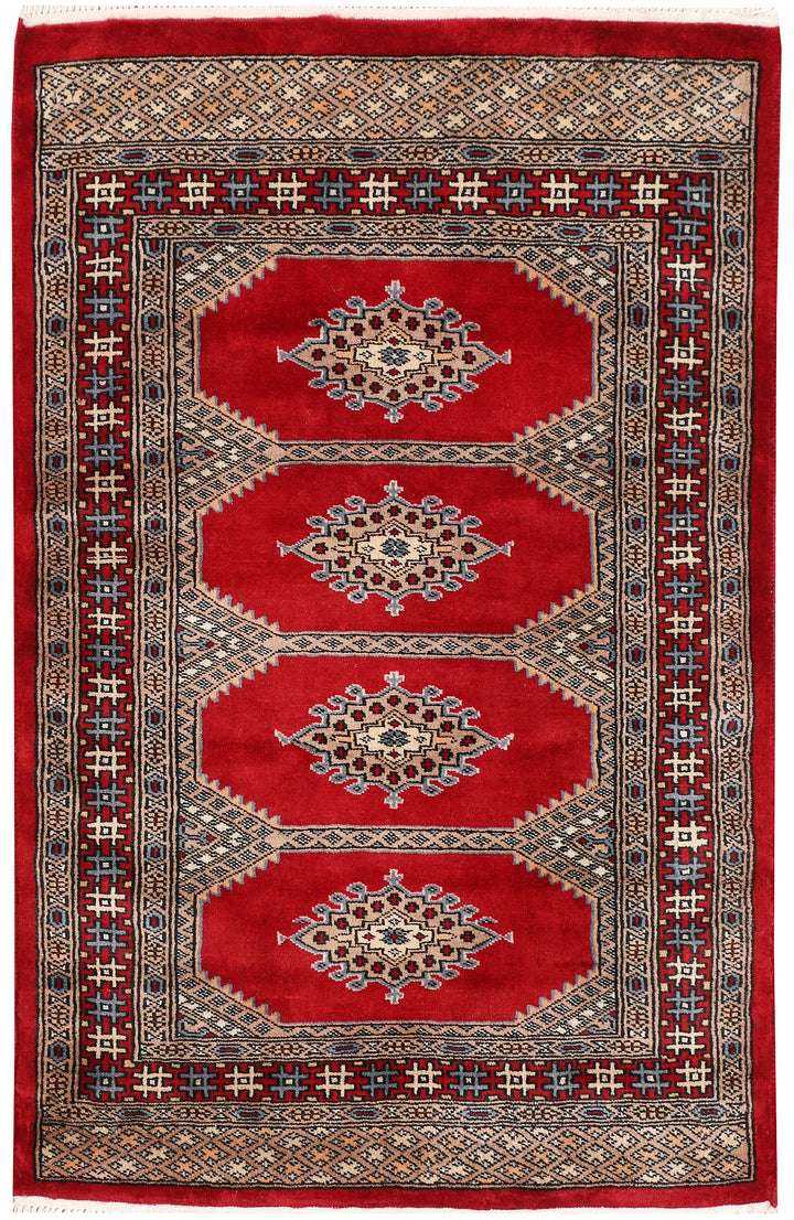 Firebrick Jaldar 2' 7 x 3' 10 - No. 47506 - ALRUG Rug Store