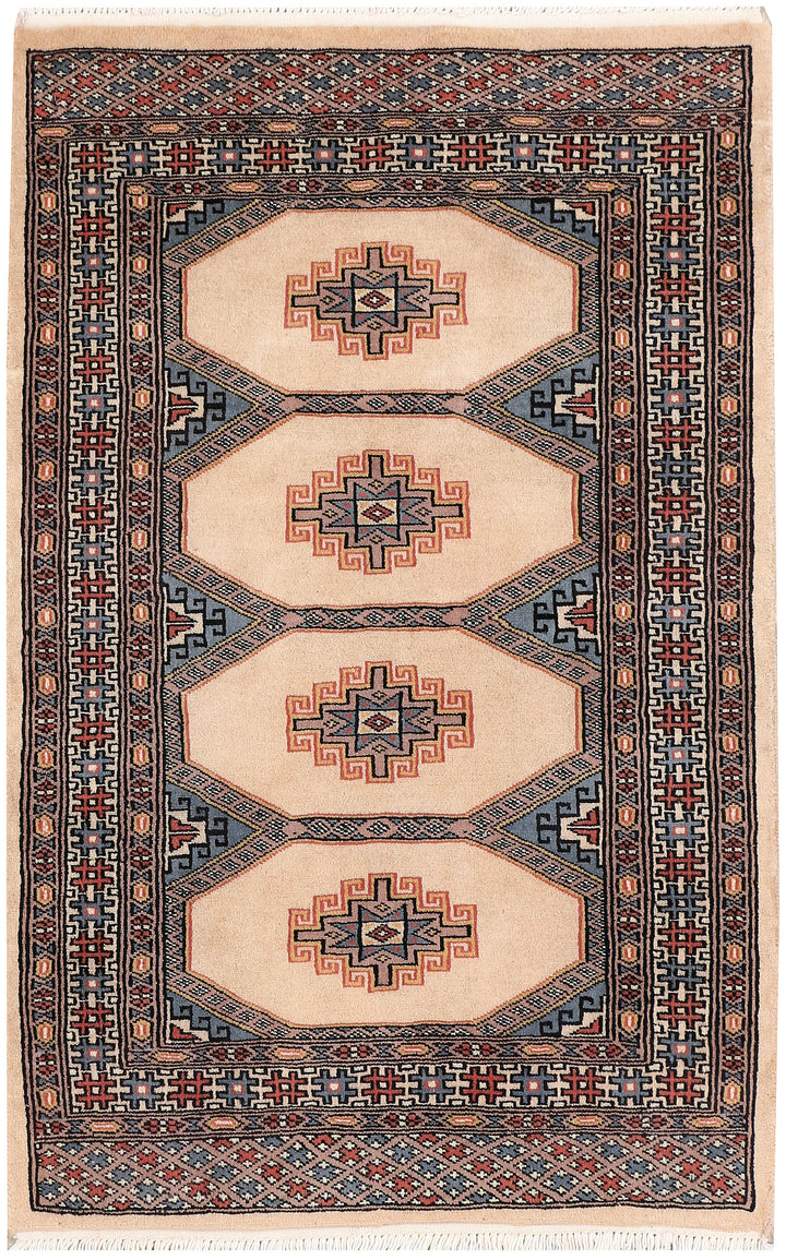 Navajo White Jaldar 2' 6 x 3' 11 - No. 47509 - ALRUG Rug Store