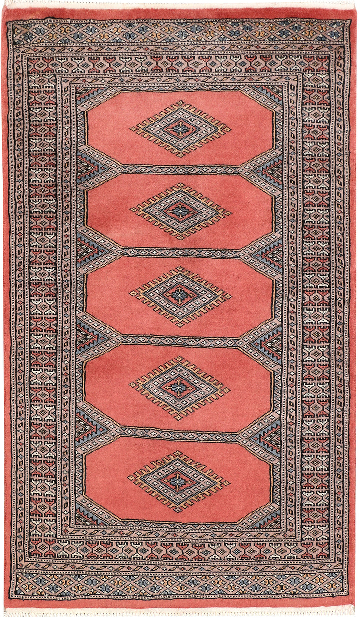 Dark Salmon Jaldar 2'  6" x 4'  4" - No. QA10049