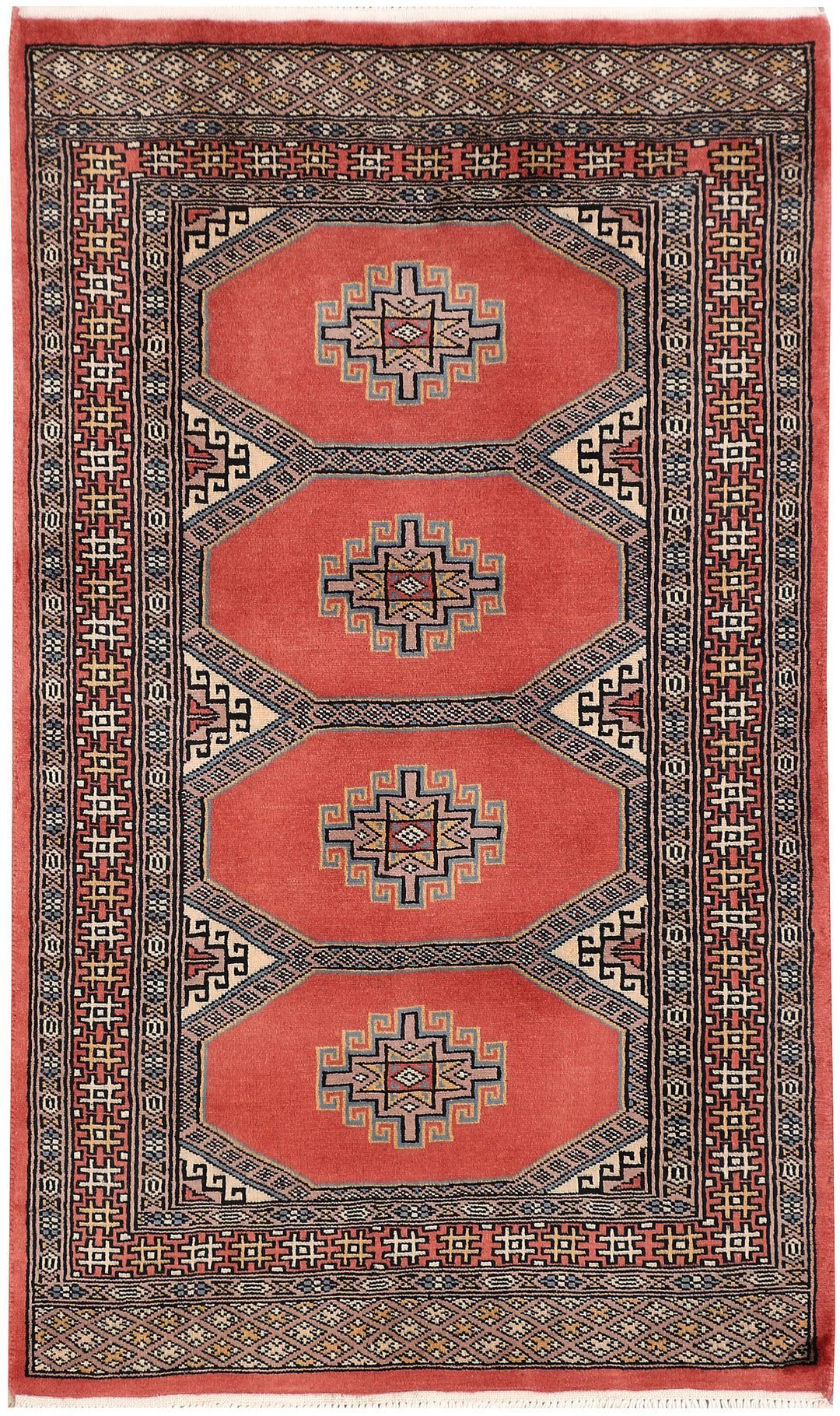 Indian Red Jaldar 2' 7 x 4' 3 - No. 47518 - ALRUG Rug Store