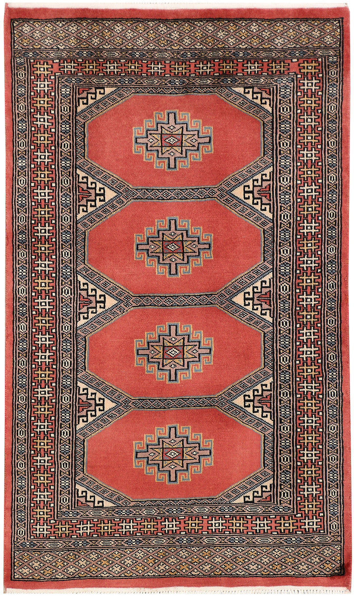 Indian Red Jaldar 2' 7 x 4' 3 - No. 47518 - ALRUG Rug Store