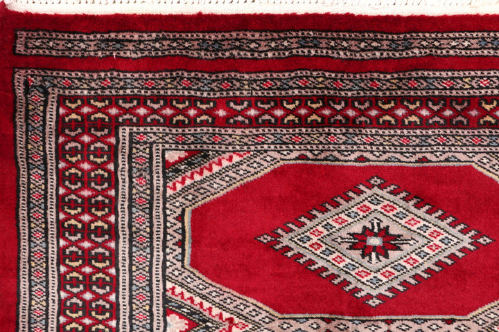 Dark Red Jaldar 2' 6 x 4' 2 - No. 47521 - ALRUG Rug Store