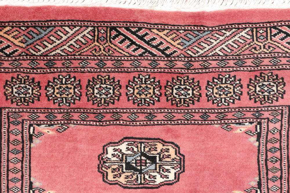 Salmon Bokhara 2' 6 x 3' 10 - No. 47531 - ALRUG Rug Store