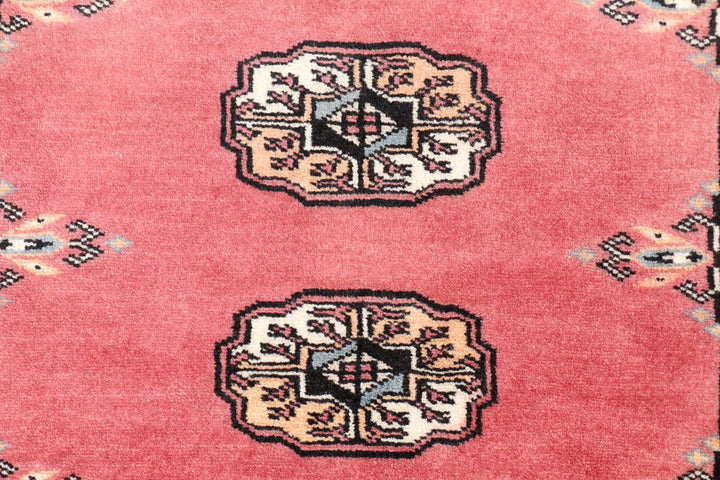 Salmon Bokhara 2' 6 x 3' 10 - No. 47531 - ALRUG Rug Store