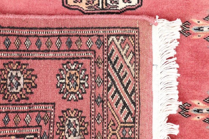 Salmon Bokhara 2' 6 x 3' 10 - No. 47531 - ALRUG Rug Store
