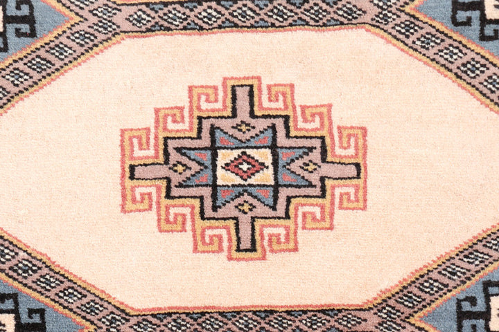 Navajo White Jaldar 2' 7 x 4' 2 - No. 47535 - ALRUG Rug Store