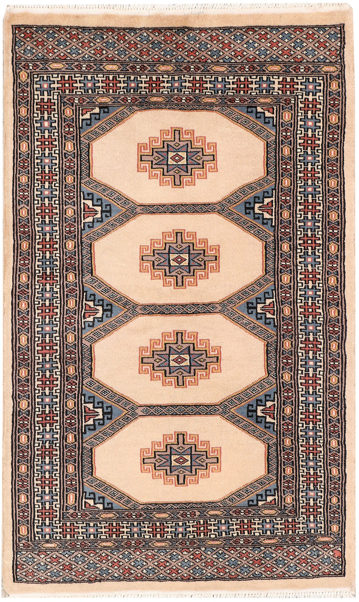 Navajo White Jaldar 2' 7 x 4' 2 - No. 47535 - ALRUG Rug Store