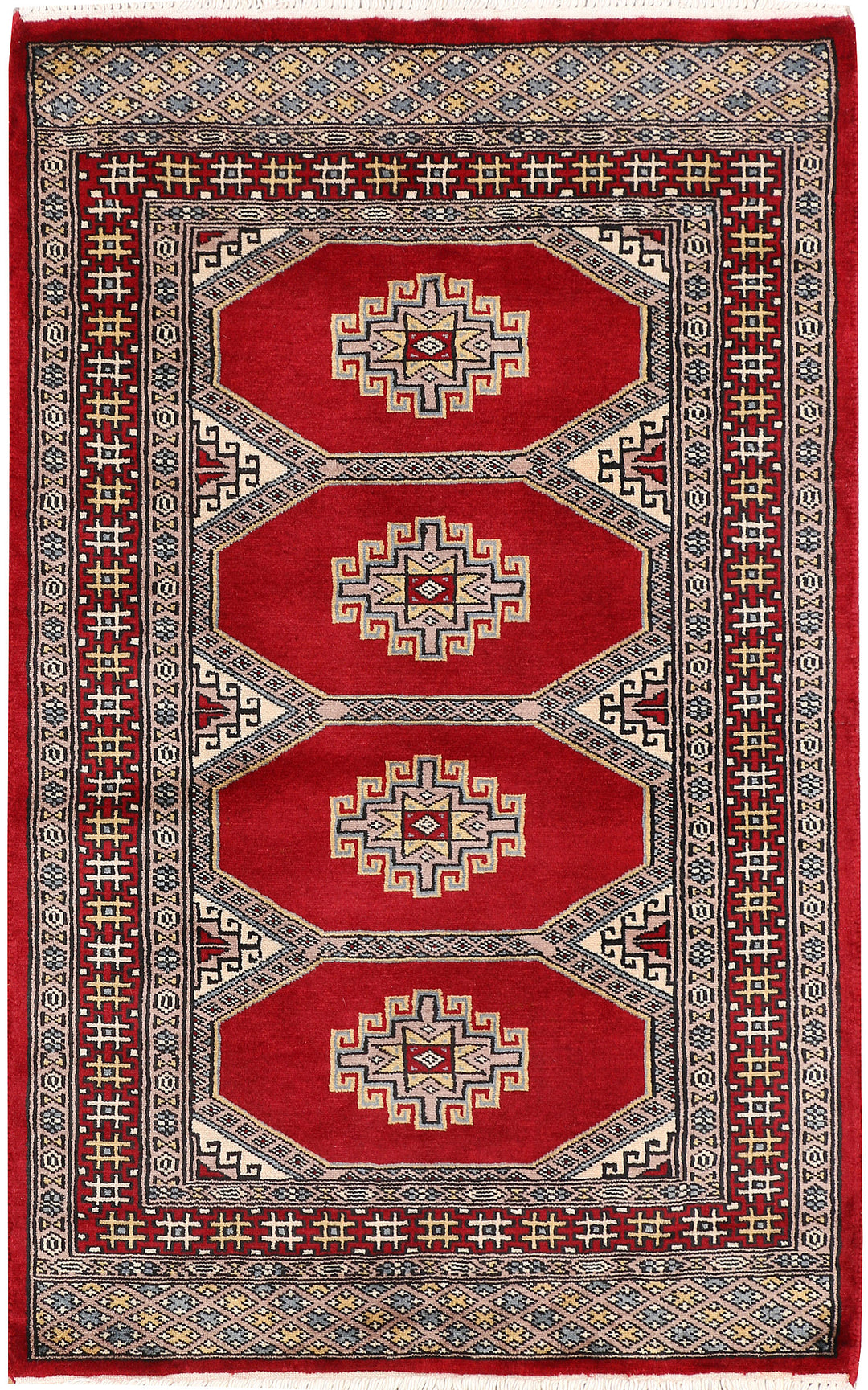 Firebrick Jaldar 2' 6 x 3' 11 - No. 47540 - ALRUG Rug Store