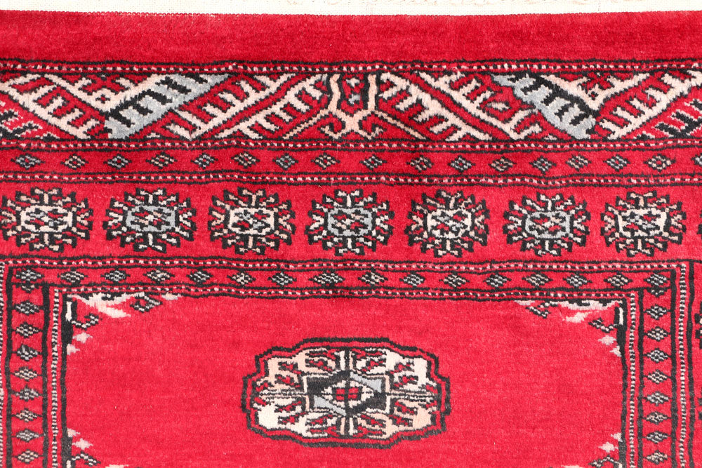 Firebrick Bokhara 2' 6 x 3' 9 - No. 47547 - ALRUG Rug Store