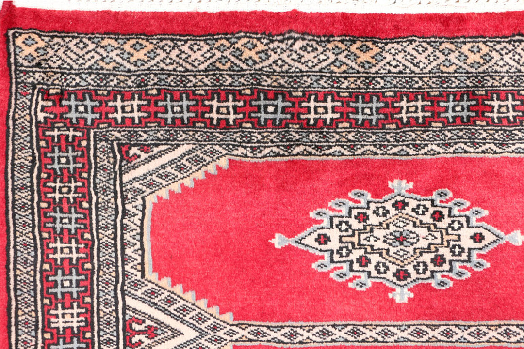 Red Jaldar 2'  7" x 3'  9" - No. QA50633