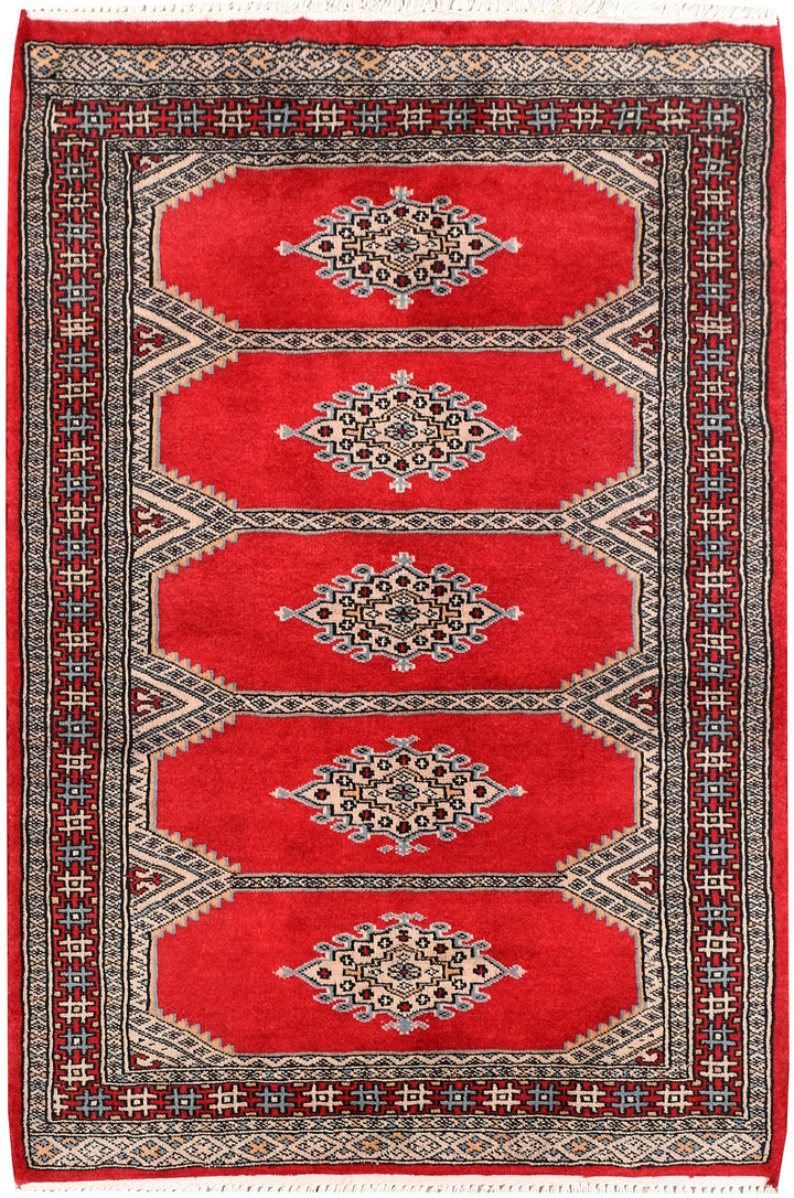 Red Jaldar 2'  7" x 3'  9" - No. QA50633