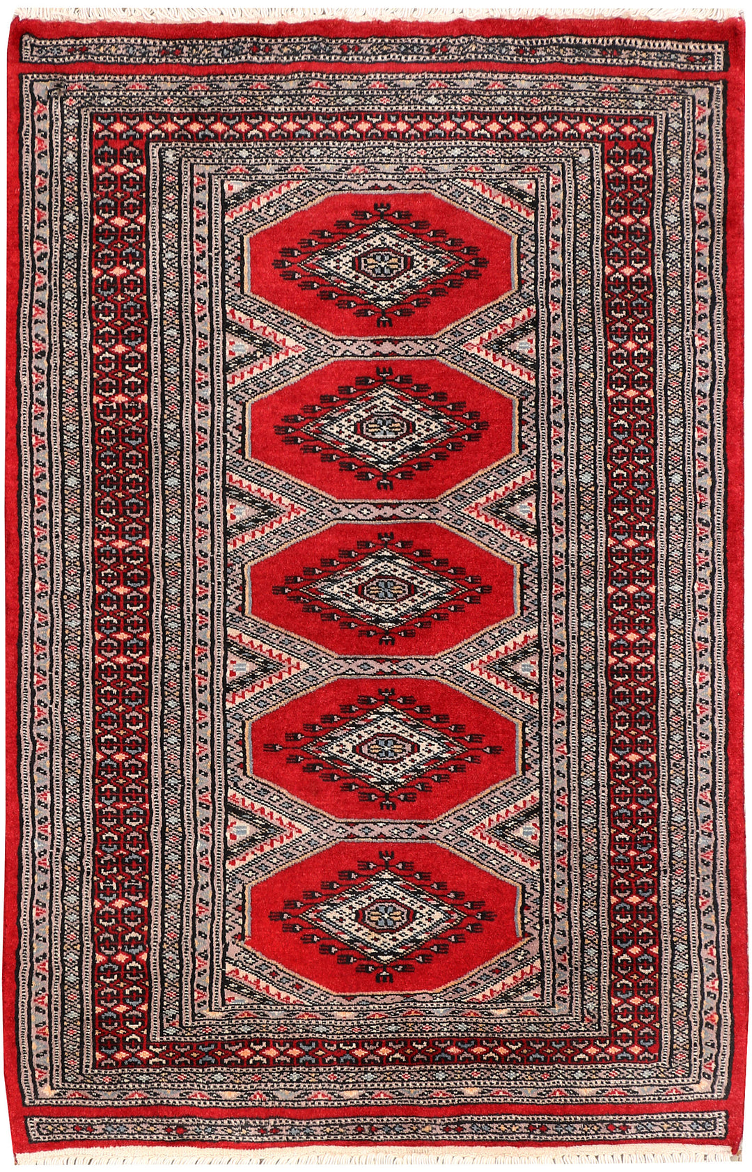 Firebrick Jaldar 2' 6 x 3' 10 - No. 47558 - ALRUG Rug Store