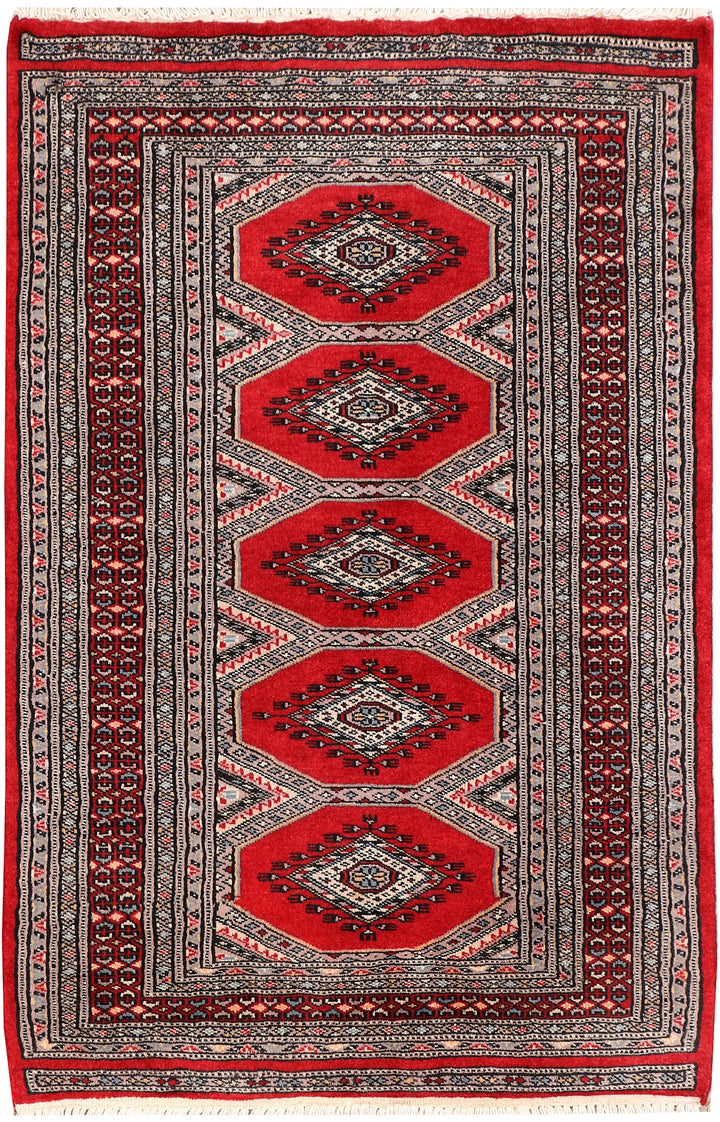 Firebrick Jaldar 2' 6 x 3' 10 - No. 47558 - ALRUG Rug Store