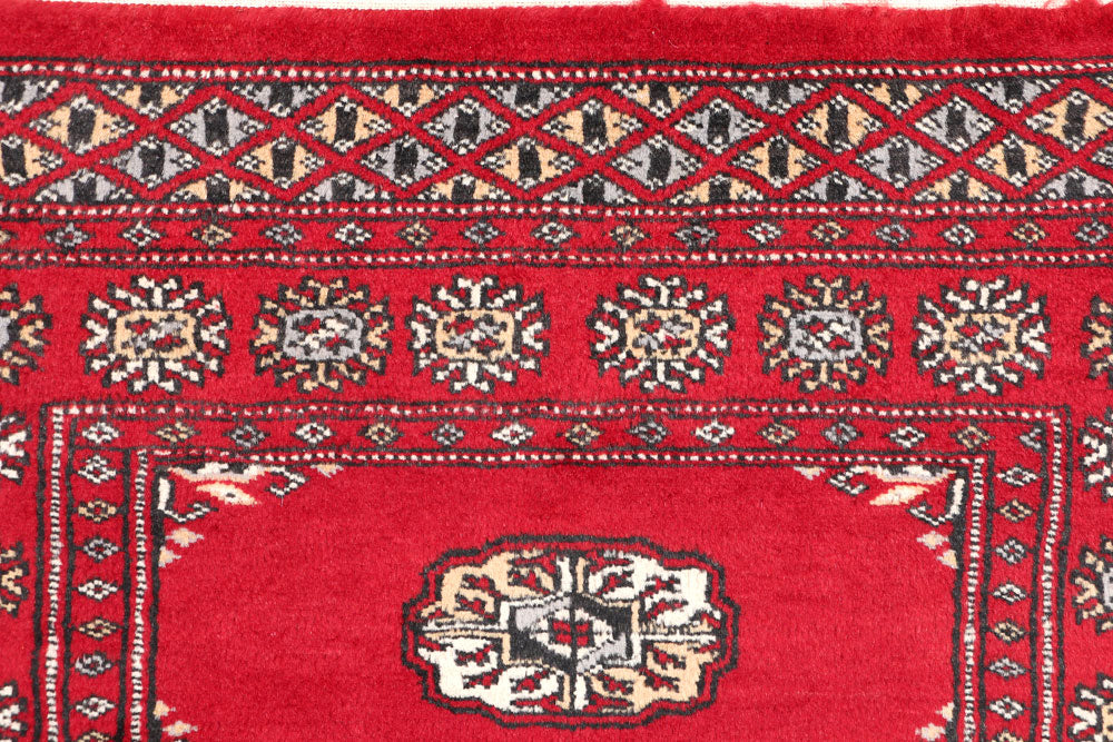 Firebrick Bokhara 2' 6 x 3' 8 - No. 47560 - ALRUG Rug Store