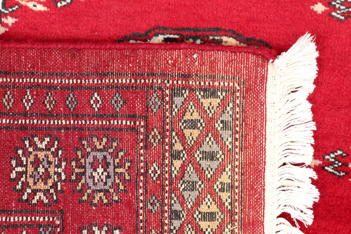 Firebrick Bokhara 2' 6 x 3' 8 - No. 47560 - ALRUG Rug Store