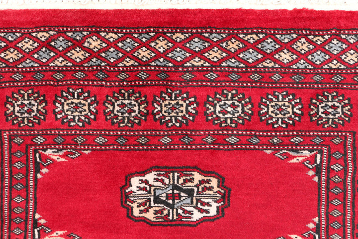Firebrick Bokhara 2' 6 x 3' 9 - No. 47562 - ALRUG Rug Store