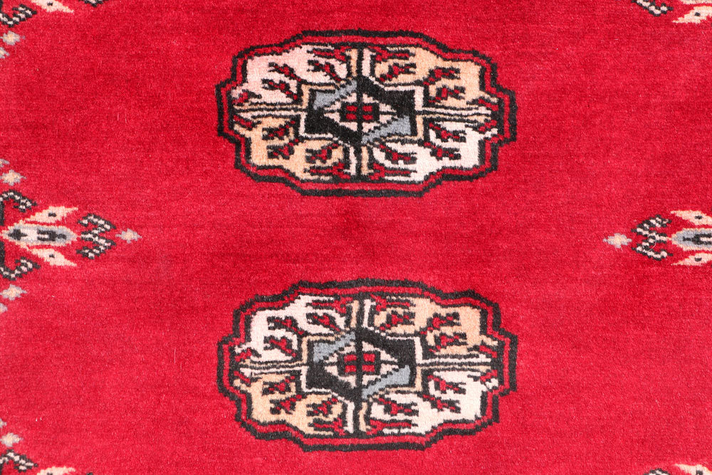 Firebrick Bokhara 2' 6 x 3' 9 - No. 47562 - ALRUG Rug Store