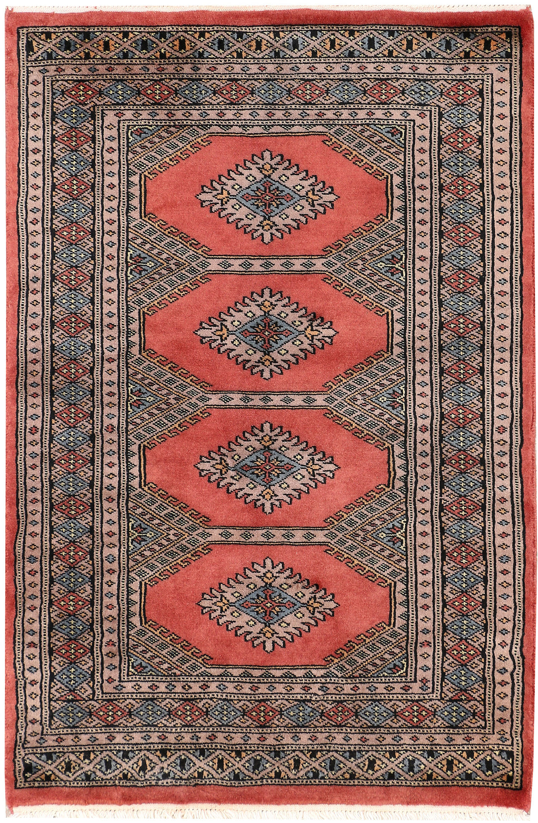 Dark Salmon Jaldar 2' 6 x 3' 10 - No. 47564 - ALRUG Rug Store