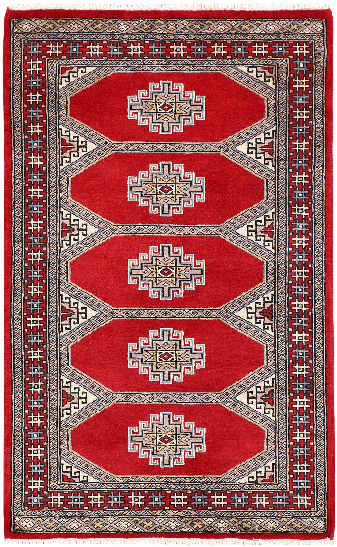 Firebrick Jaldar 2' 6 x 4' 1 - No. 47572 - ALRUG Rug Store