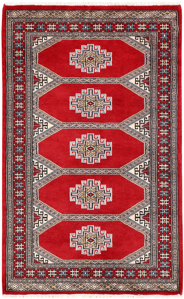 Firebrick Jaldar 2' 6 x 4' 1 - No. 47572 - ALRUG Rug Store