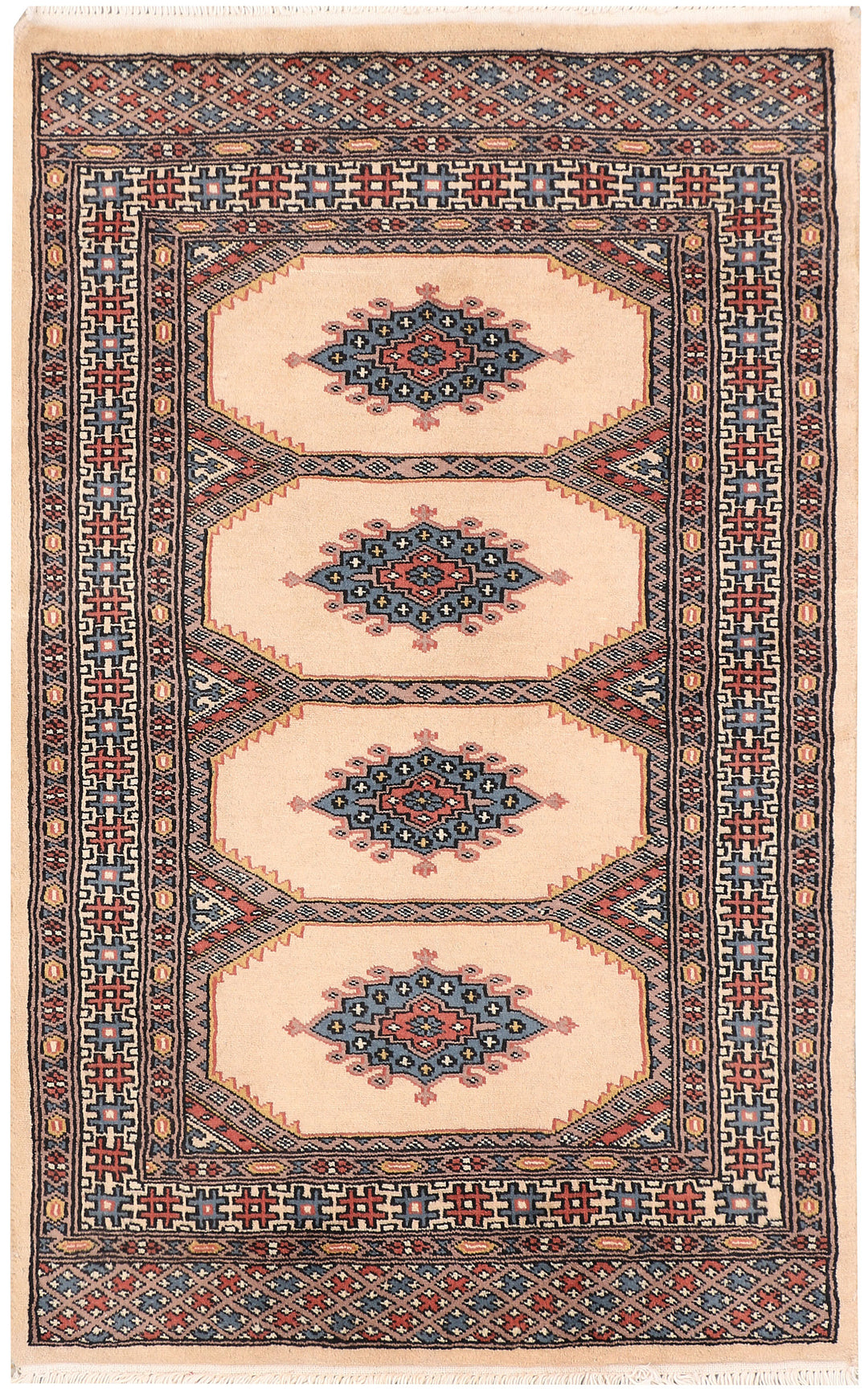 Navajo White Jaldar 2' 7 x 4' 1 - No. 47576 - ALRUG Rug Store