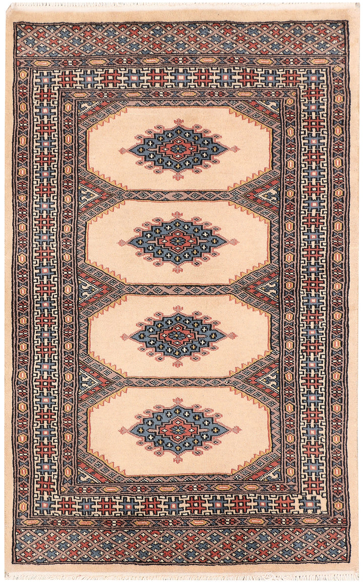 Navajo White Jaldar 2' 7 x 4' 1 - No. 47576 - ALRUG Rug Store