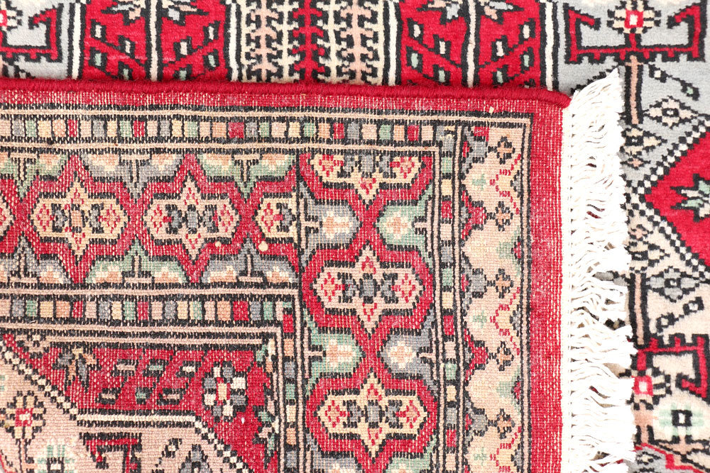 Firebrick Bokhara 2' 7 x 4' - No. 47581 - ALRUG Rug Store