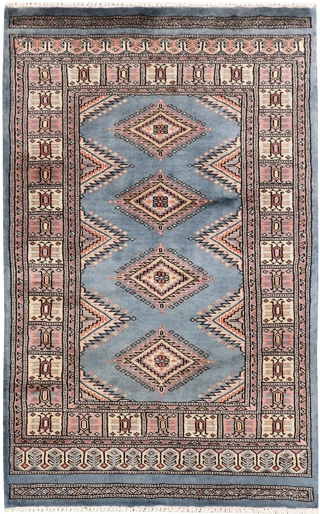 Light Slate Grey Jaldar 2' 6 x 4' 1 - No. 47584 - ALRUG Rug Store