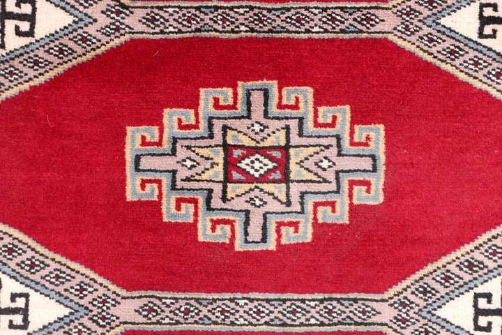 Firebrick Jaldar 2' 7 x 3' 11 - No. 47585 - ALRUG Rug Store