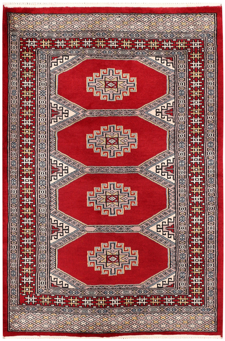 Firebrick Jaldar 2' 7 x 3' 11 - No. 47585 - ALRUG Rug Store