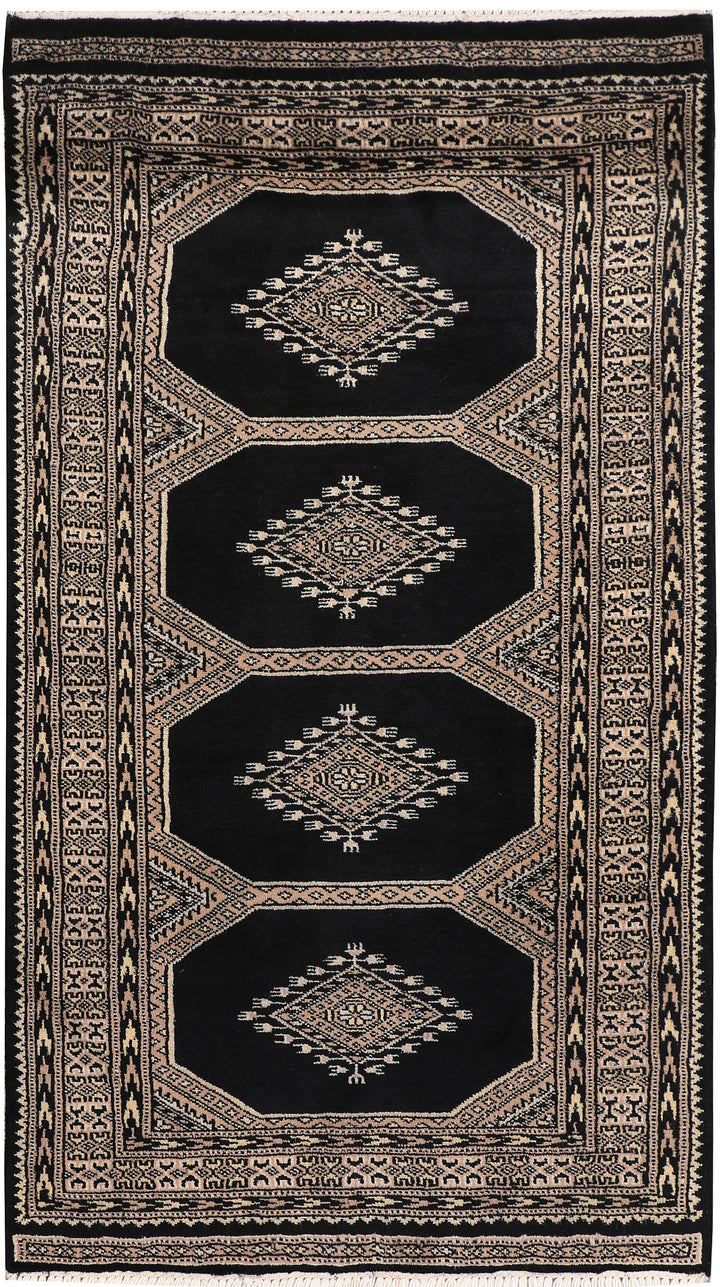 Black Jaldar 2' 6 x 4' 5 - No. 47587 - ALRUG Rug Store