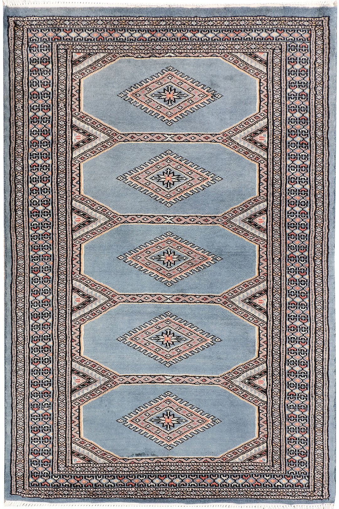 Light Slate Grey Jaldar 2' 7 x 4' - No. 47590 - ALRUG Rug Store