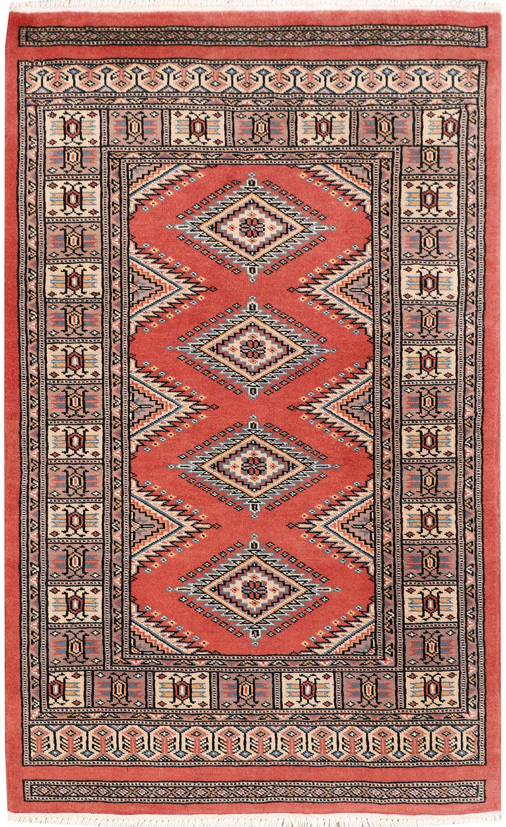 Dark Salmon Jaldar 2' 7 x 4' 2 - No. 47591 - ALRUG Rug Store