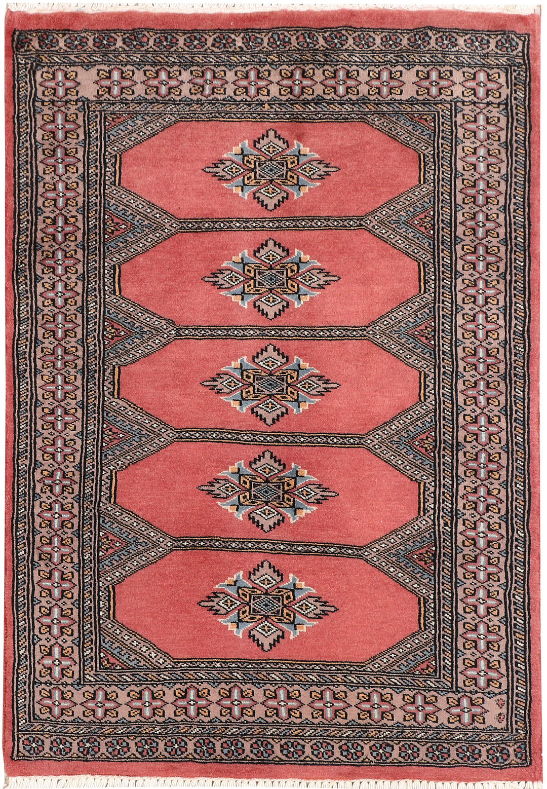 Dark Salmon Jaldar 2' 6 x 3' 7 - No. 47593 - ALRUG Rug Store
